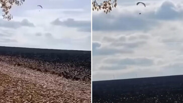 Detienen en Moldavia a un ucraniano que cruzó la frontera en parapente motorizado