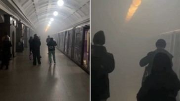 Evacúan estación de metro en Moscú por humo denso