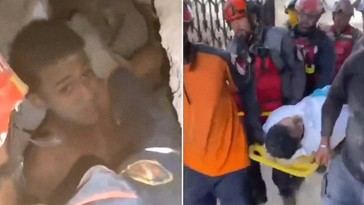 Rescatan a joven atrapado en ruinas tras terremoto en Venezuela