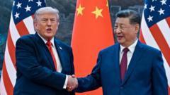 Resumen del primer día de la visita de Trump a China
