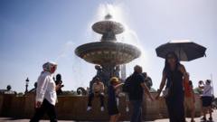 Temperaturas récord se rompen con fuerza en Europa