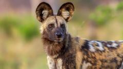 Perros salvajes recorren 2,500 millas en Zambia en busca de pareja