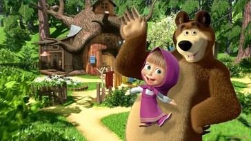 Zelenski prohíbe a los creadores de 'Masha y el Oso' en Ucrania