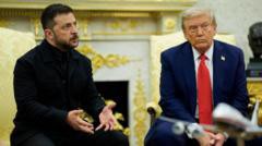 Zelensky y Trump se reunirán el domingo para discutir la paz en Ucrania