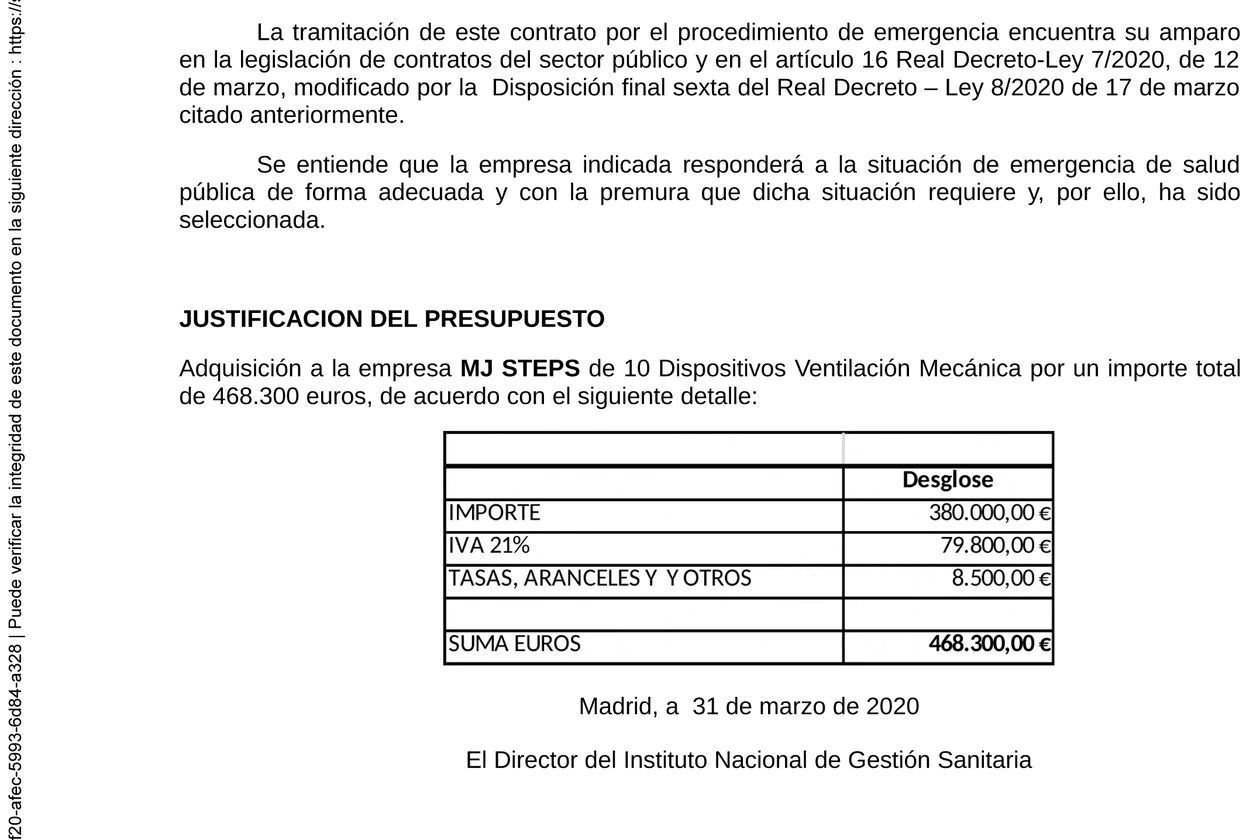 Documento de Sanidad